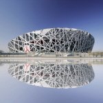 Beijing, Bird Nest voormalig Olympisch Stadion